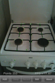 FAST Corner Detection - A stove, no downsample